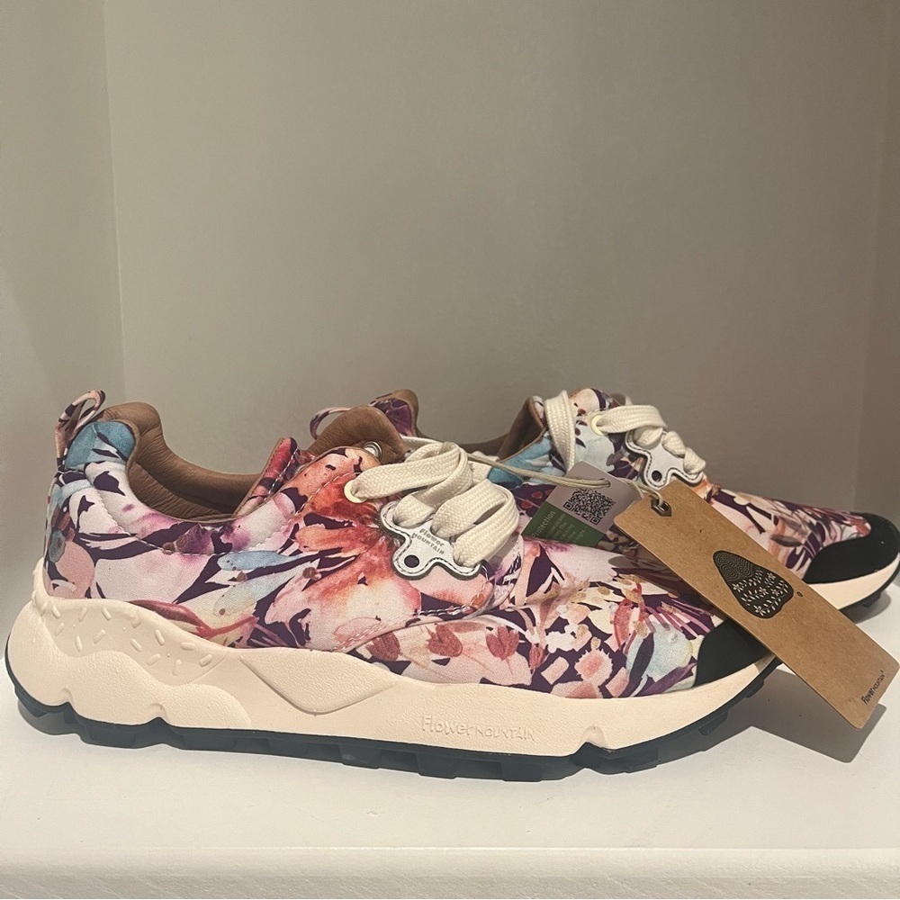 NEW Flower Mountain Pampas Women’s Sneakers Koki Taniguchi Floral- 7.5 - Picture 3 of 8